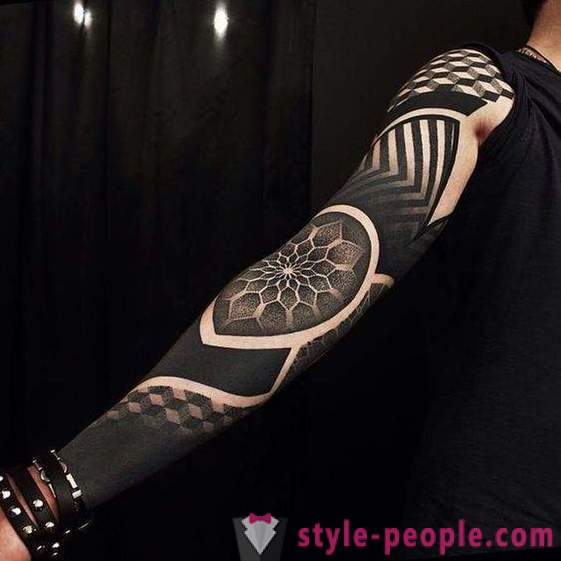 Blekvork tetovaža: poseban stil