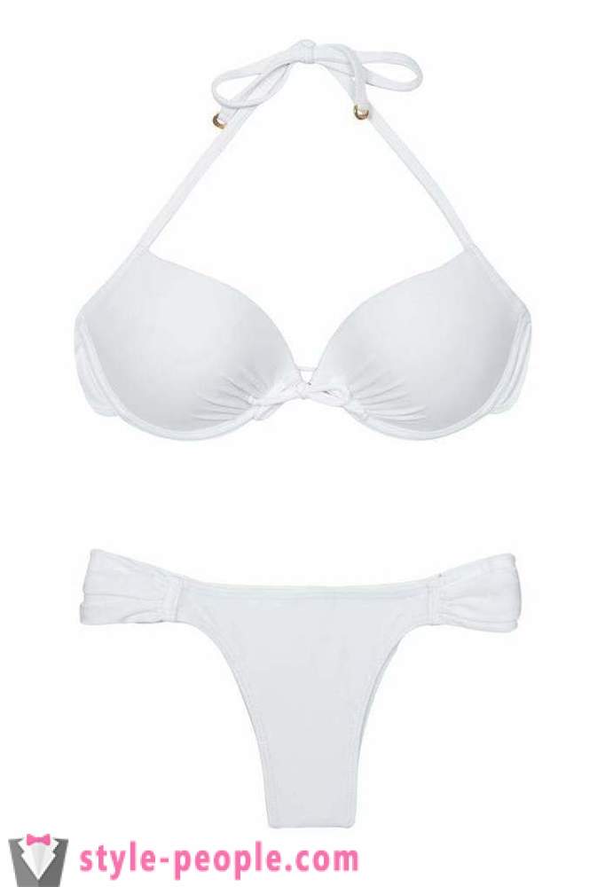 Bijeli kupaći kostim: foto, vrste i modeli, preporuke za odabir i njegu