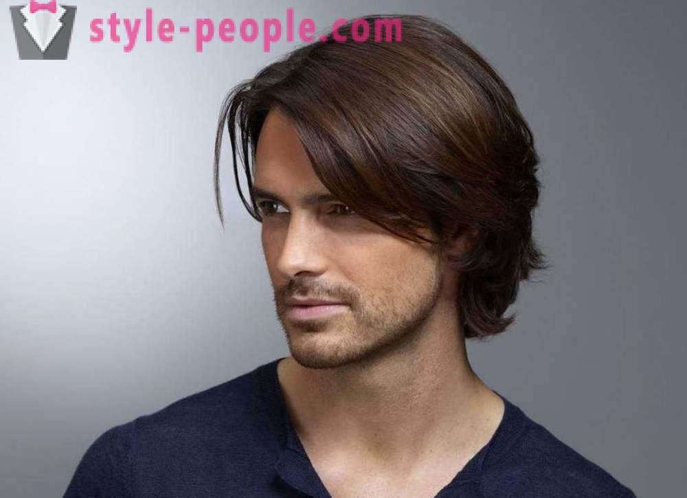 Modni muške duge frizure: slika i opis stilski frizure