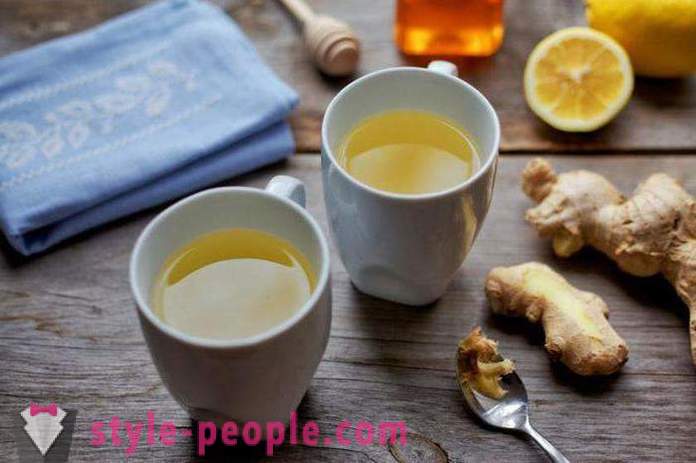 Slimming čaj s đumbirom i limunom: recepti, recenzije