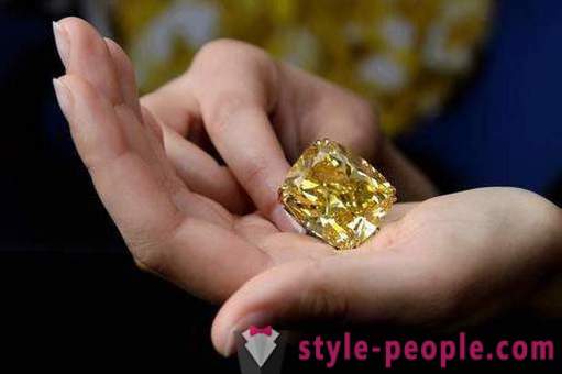 Yellow Diamond: svojstva, podrijetlo, crpljenje i zanimljivosti
