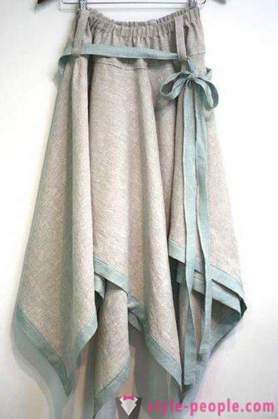 Suknja od lana: stilovi, što će nositi