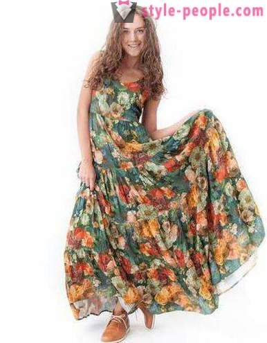 Ljetni stilovi haljina rezana - zanimljiva ideja, uzoraka i preporuke