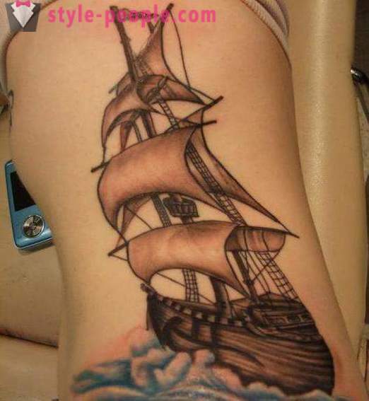 Tattoo „Brod” - moguće vrijednosti