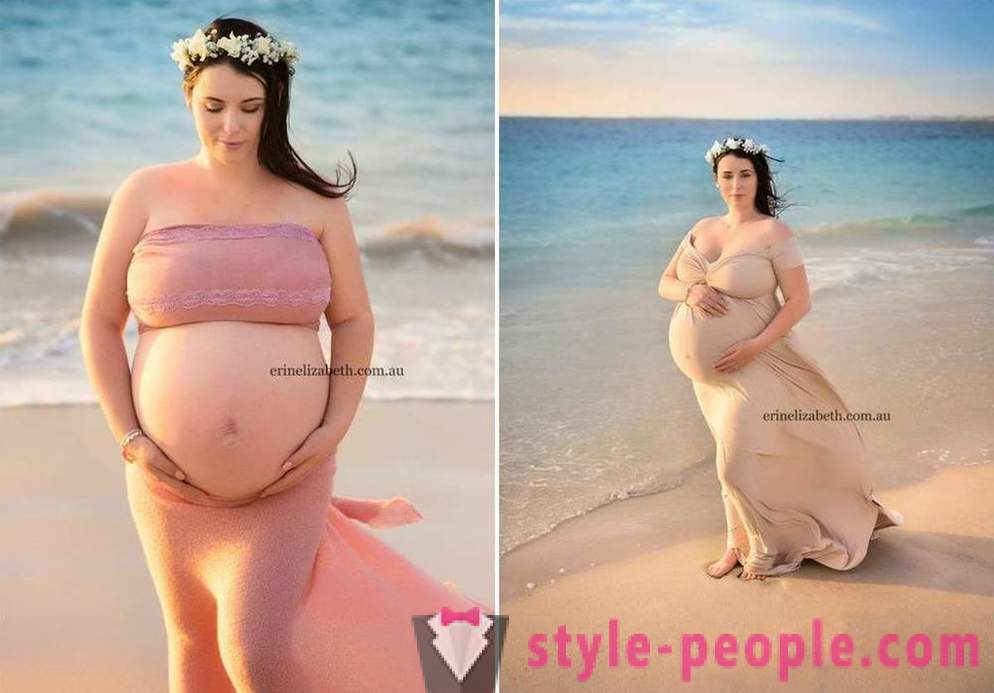 Fotografije ženu koja je trudna pyaternyashkami