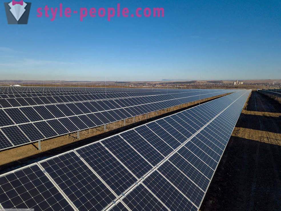 Najveći biljka solarnu energiju u Rusiji