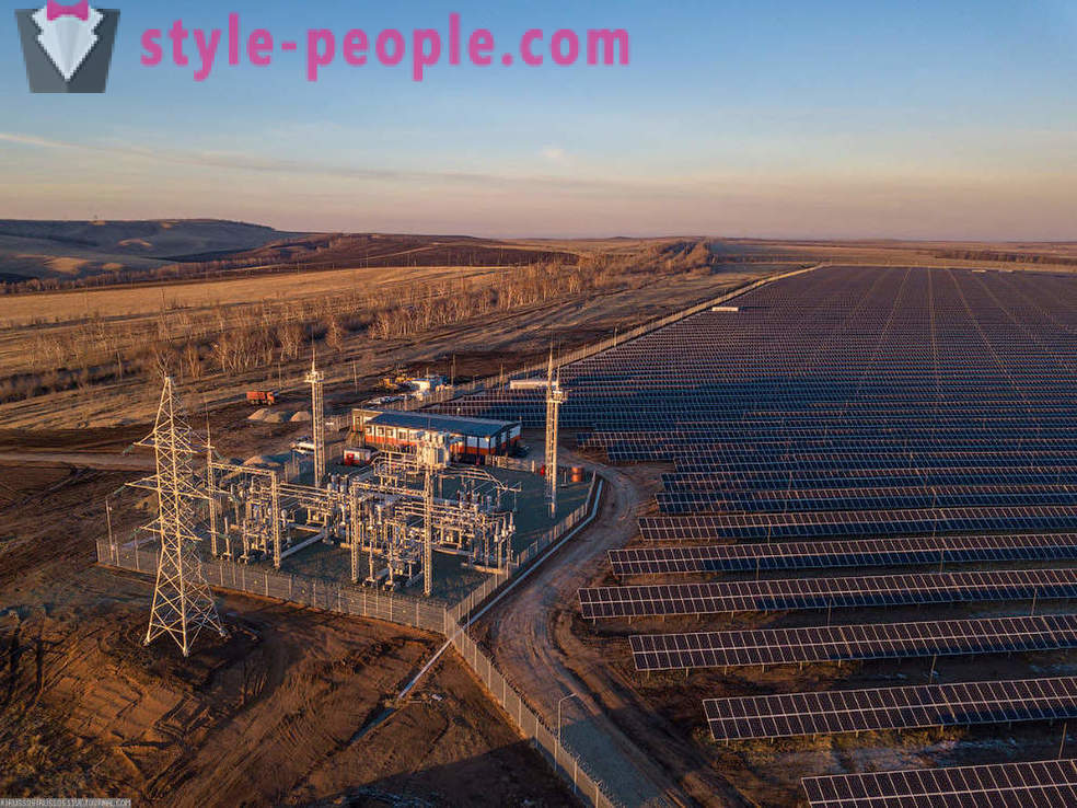 Najveći biljka solarnu energiju u Rusiji