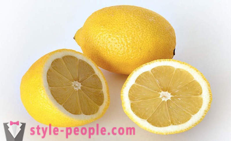 Važne osnovna svojstva limuna