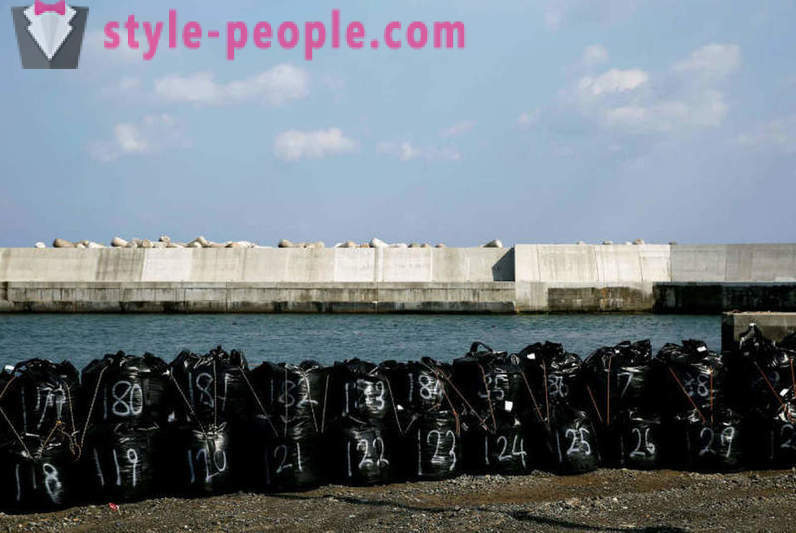 Obala Japanu, tsunami oštećene u 2011. godini, zaštićeni zid 12 metara