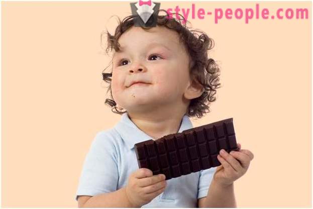 Dijete voli čokoladu: korištenje dobar