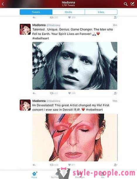 Obožavatelji opraštamo David Bowie