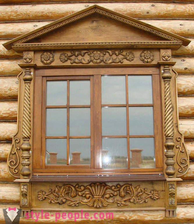 Što razgovor prozorskih okvira ruskih kuće