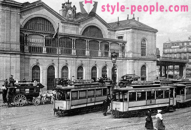 Vlak olupina na Montparnasse Station 1895