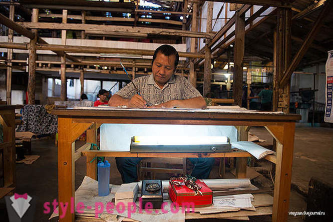 Kako napraviti batik u Indoneziji