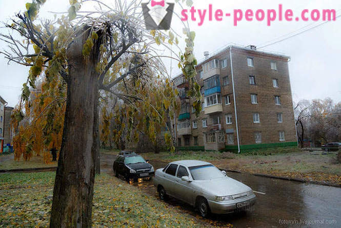 Kiša koja se smrzava u Cheboksary