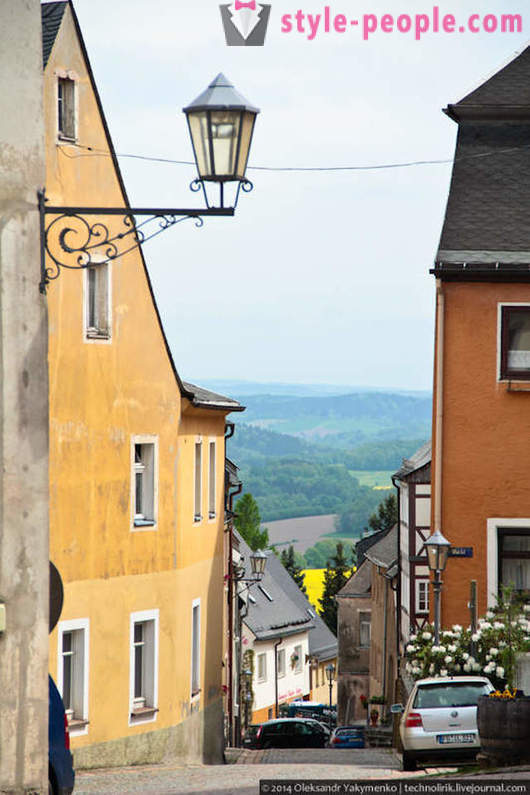 Putovanje šuma žičara i gradovi u Saskoj