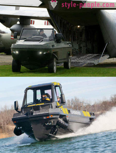 Amfibijski kamiona i SUV