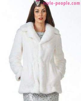 Moderan bijeli kaput: karakteristike, modeli
