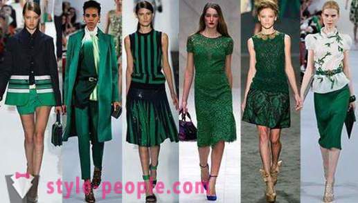 Boja Emerald: ono pravilno kombinirati odjeću