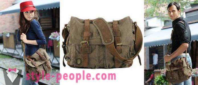Stilovi vrećica: vojne, retro, klasika. Cestovni i sportske torbe. ženski kvačilo