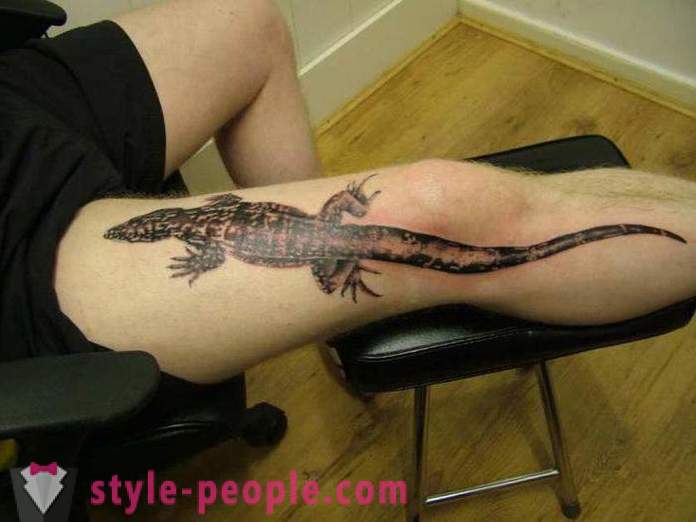 Tattoo „Lizard”: puni transkript slojevitost lika