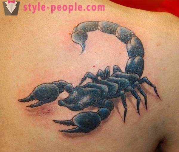 „Škorpion” tetovaža. značenje tetovaža
