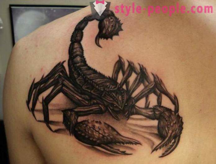 „Škorpion” tetovaža. značenje tetovaža