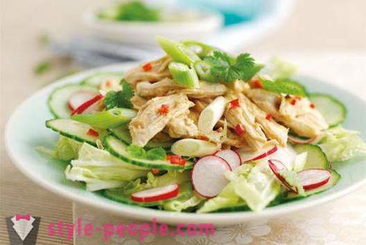 Dijetalna salata dijeta: kuhanje recepti sa slikama. lagane salate