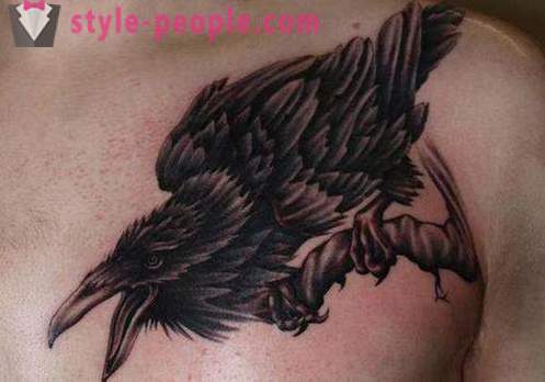 Tattoo „Vrane”: opis i vrijednost karaktera