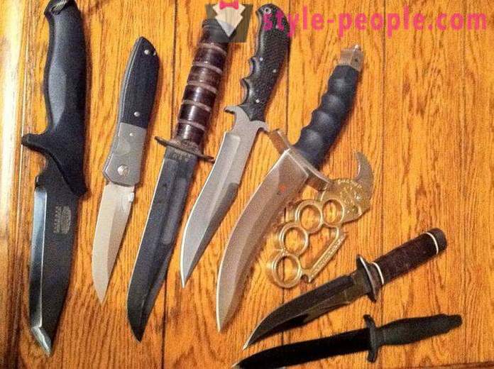 Noževi Armije različitih zemalja (vidi sliku). Vojska sklopivi nož