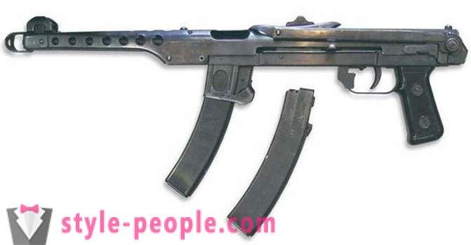 Automatska puška „Cedar”, „Škorpion”. Kratke strojnice Sudaeva, Shpagin, Thompson. Opis, fotografije
