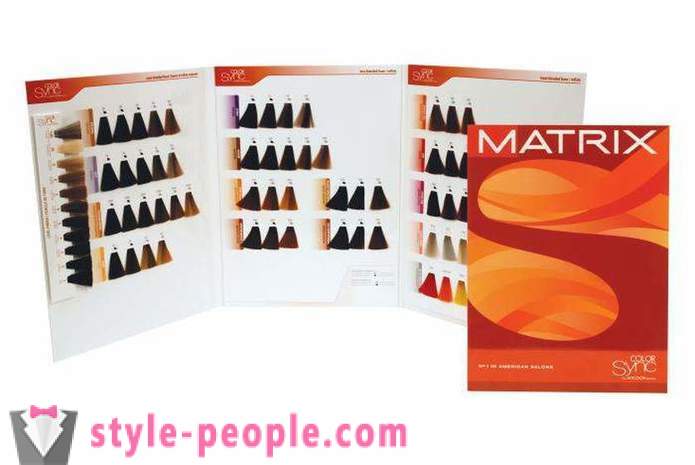 Profesionalna boja za kosu „Matrix”: paleta i recenzije