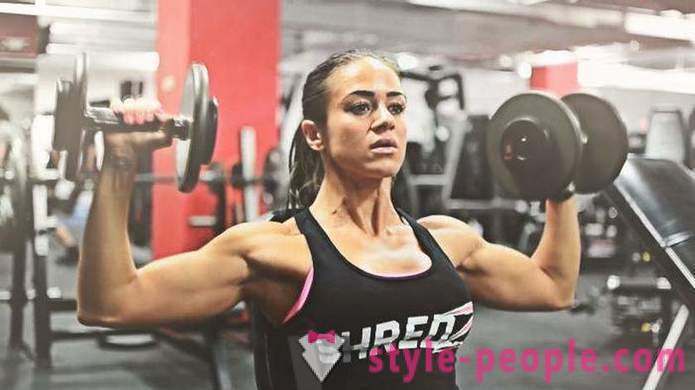 Ženski Bodybuilding. Kompleks Snaga vježbe za žene
