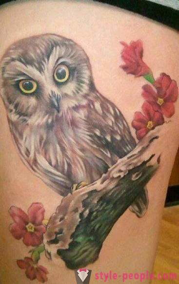 Značenje tetovaža „sova” za različite ljude