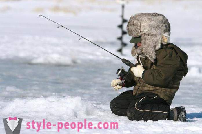 Pribor Zima pecanje na pic. Zima plovak štap: snap