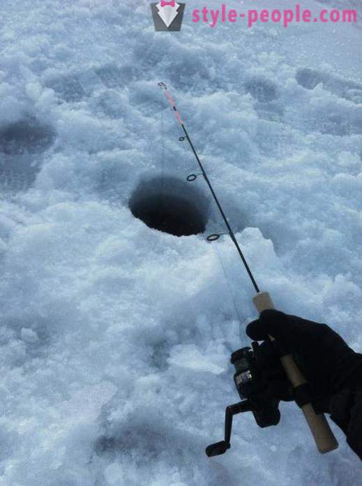 Manić ribolov u zimi na zherlitsy. Hvatanje manić u zimskom trolling