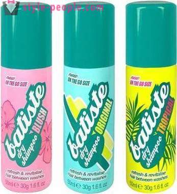 Suhi šampon - obilježja primjene